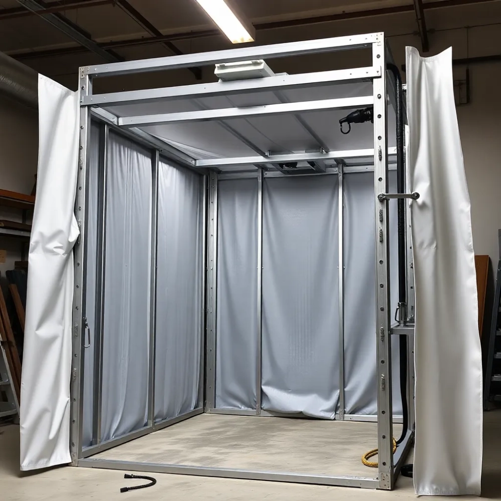 Jak zrobić kabinę do malowania proszkowego