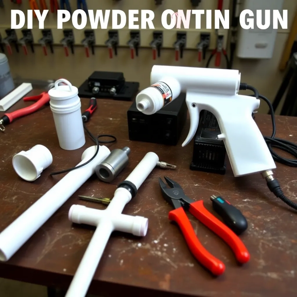 Jak zrobić pistolet do malowania proszkowego