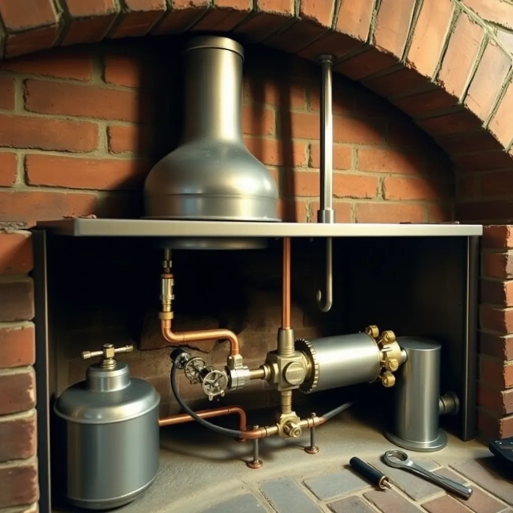 Jak zrobić płaszcz wodny do kominka