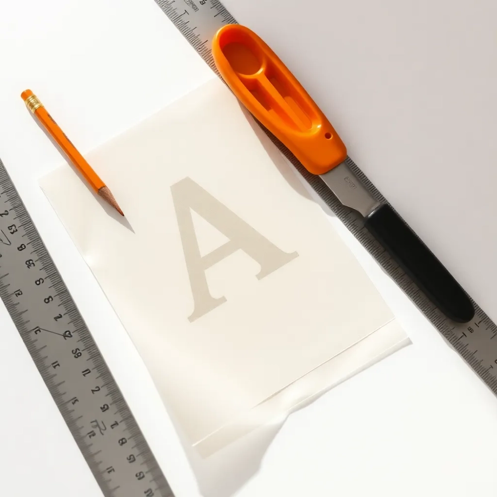 Jak zrobić szablon do malowania liter