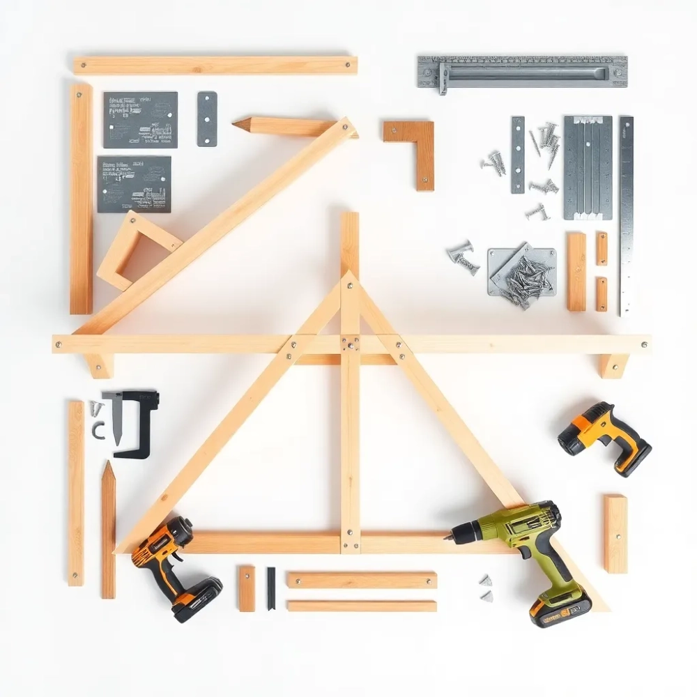 Jak zrobić wiązary dachowe