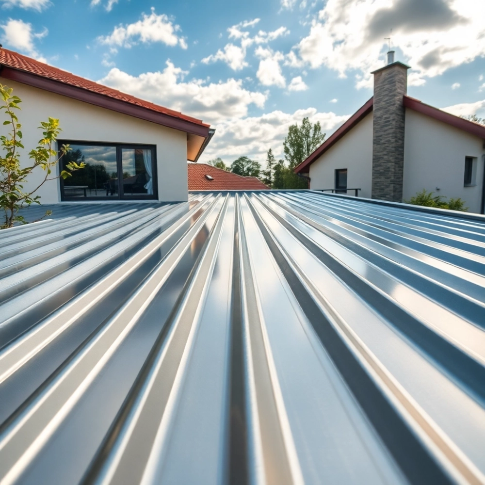 Jaka blacha na płaski dach