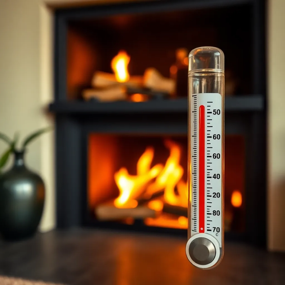 Jaka temperatura na kominku z płaszczem wodnym