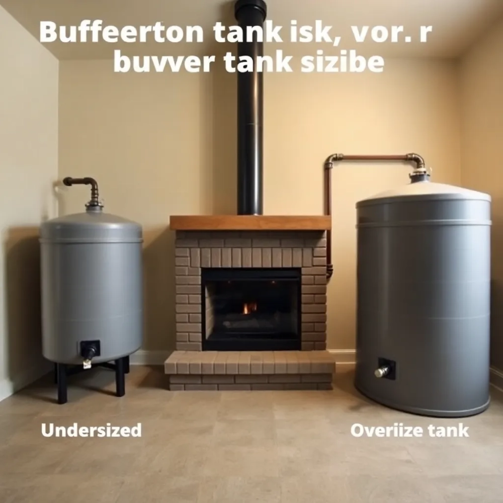 Jaki duży bufor do kominka z płaszczem wodnym