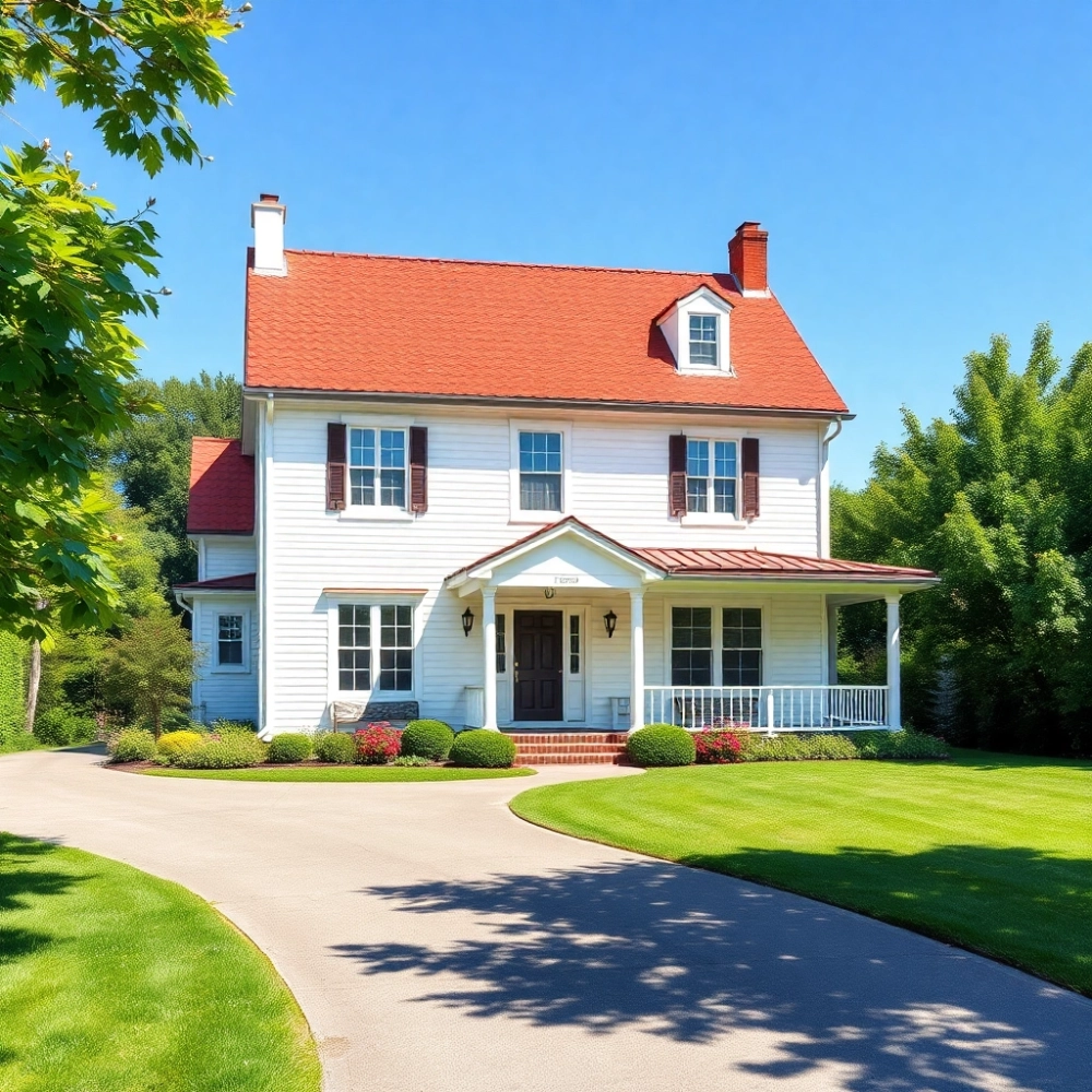 Jaki kolor elewacji do czerwonego dachu