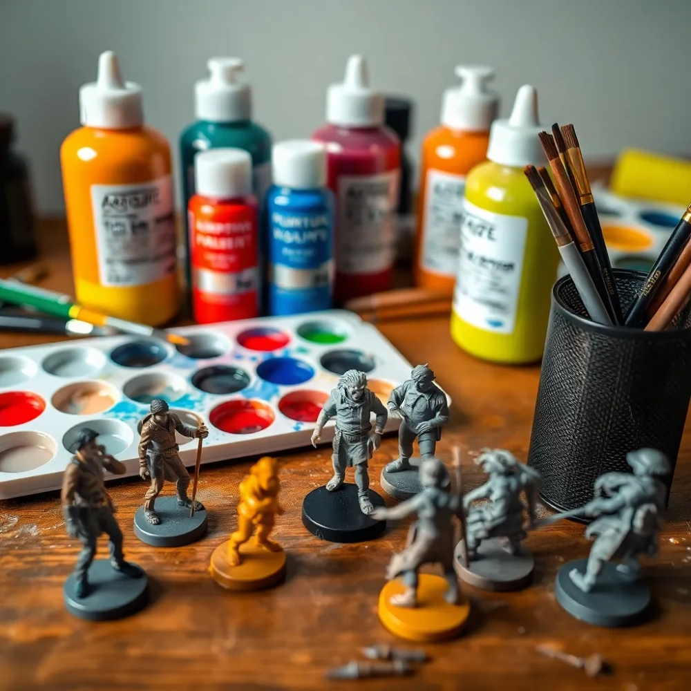 Jakie farby do malowania figurek