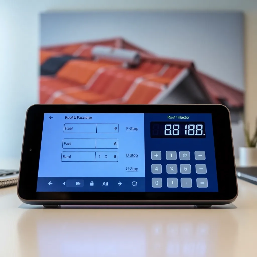 Kalkulator współczynnika U dachu