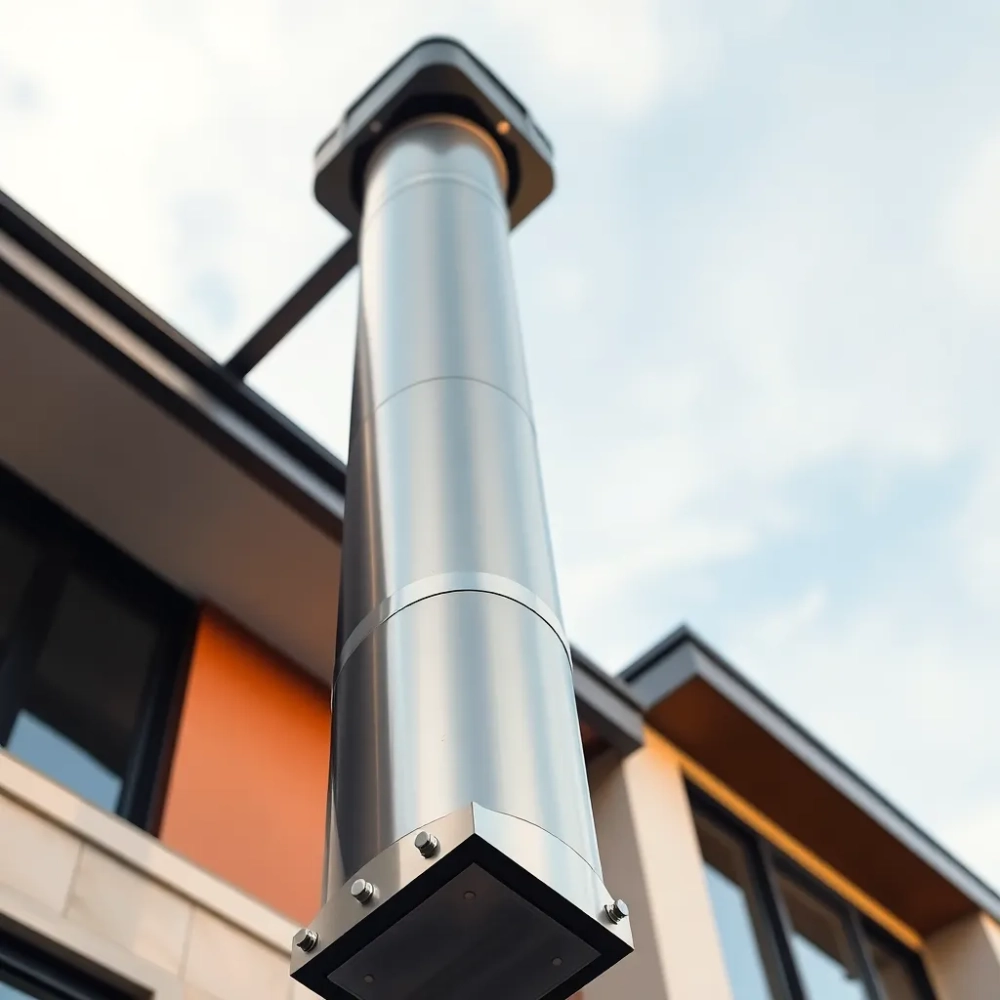 Komin do gazu zewnętrzny