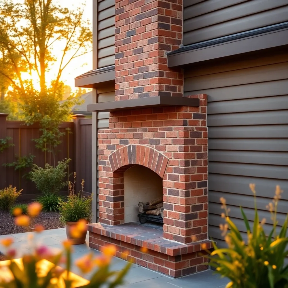 Komin do kominka zewnętrzny