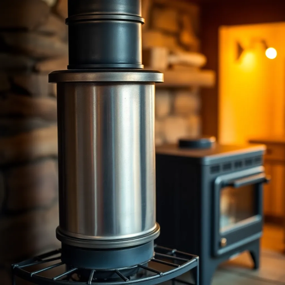 Komin stalowy do kozy