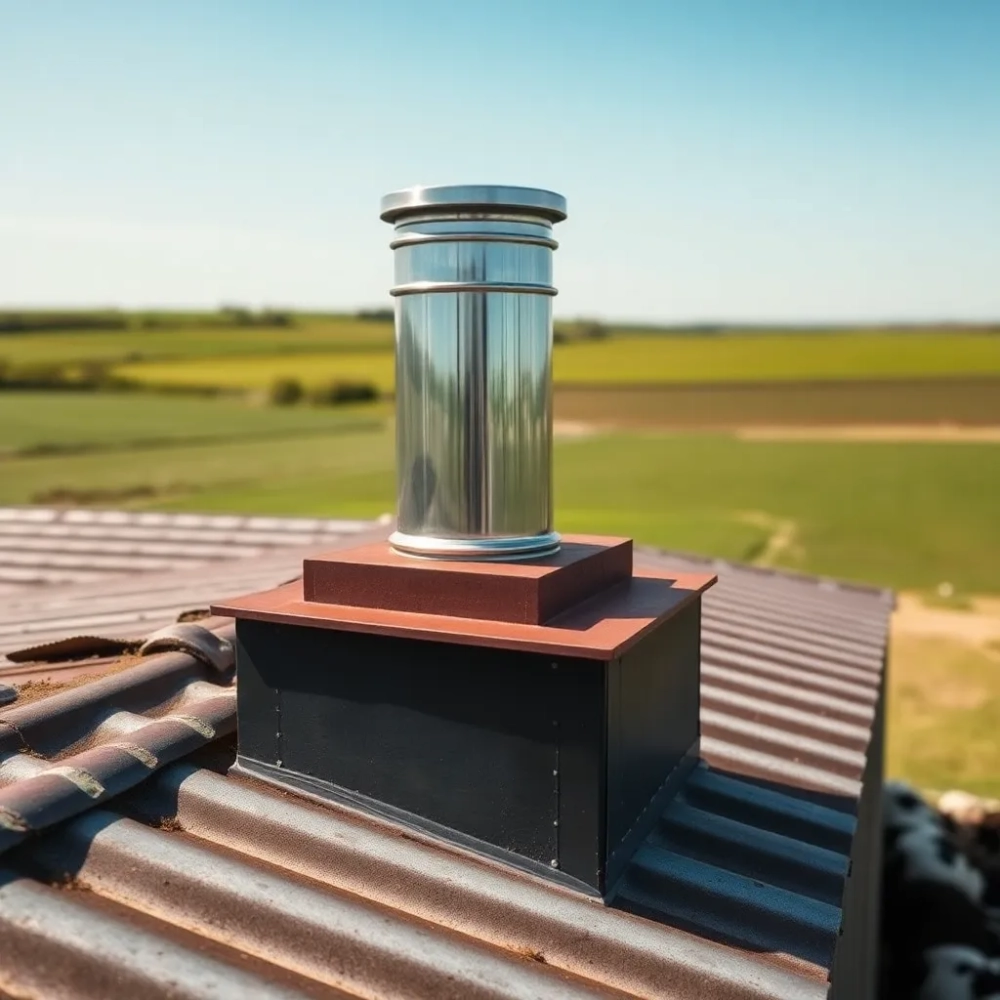 Komin wentylacyjny dachowy do obory