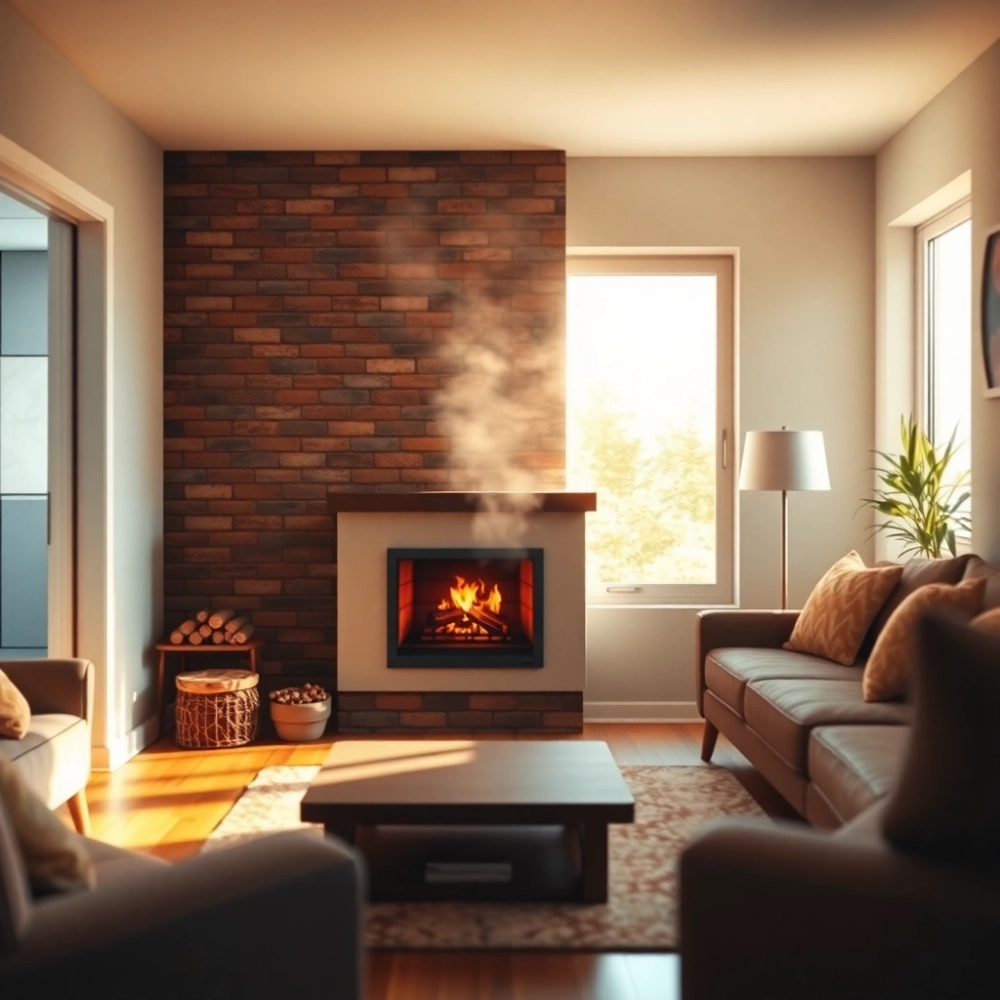 Kominek 8kw ile ogrzeje