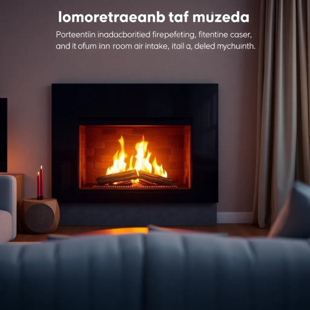 Kominek bez dolotu powietrza z zewnątrz