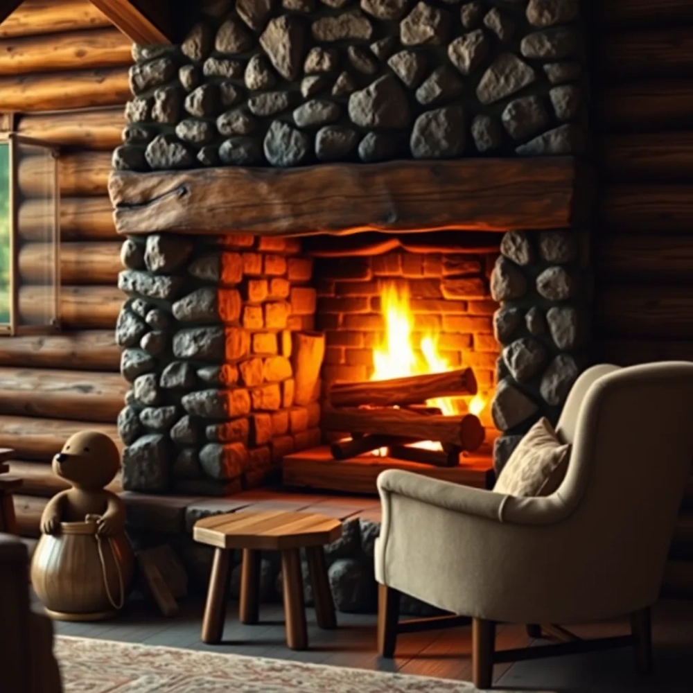 Kominek do domku letniskowego