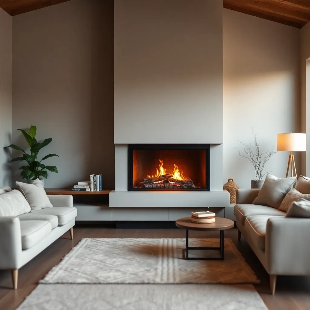 Kominek do ogrzania domu 100m2