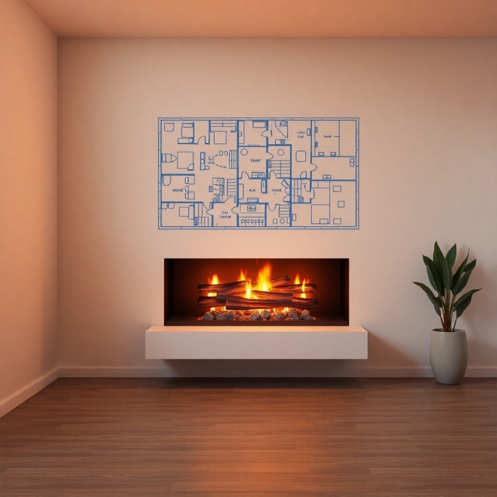 Kominek ile kW na 100m2