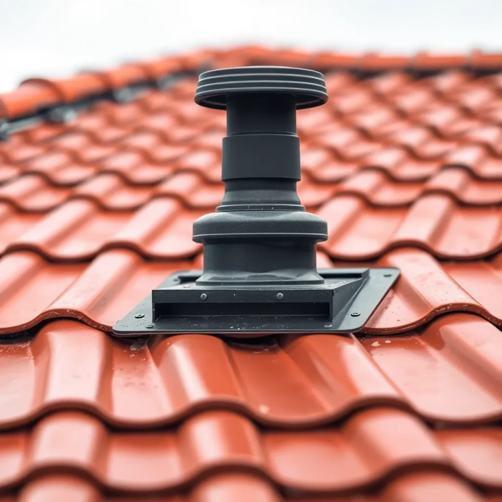 Kominek wentylacyjny do blachodachówki obrotowy