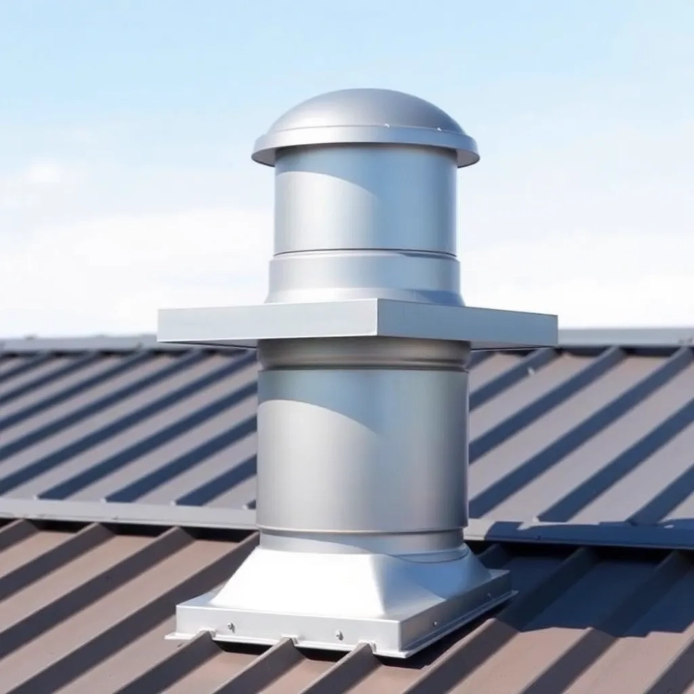 Kominek wentylacyjny do blachy płaskiej