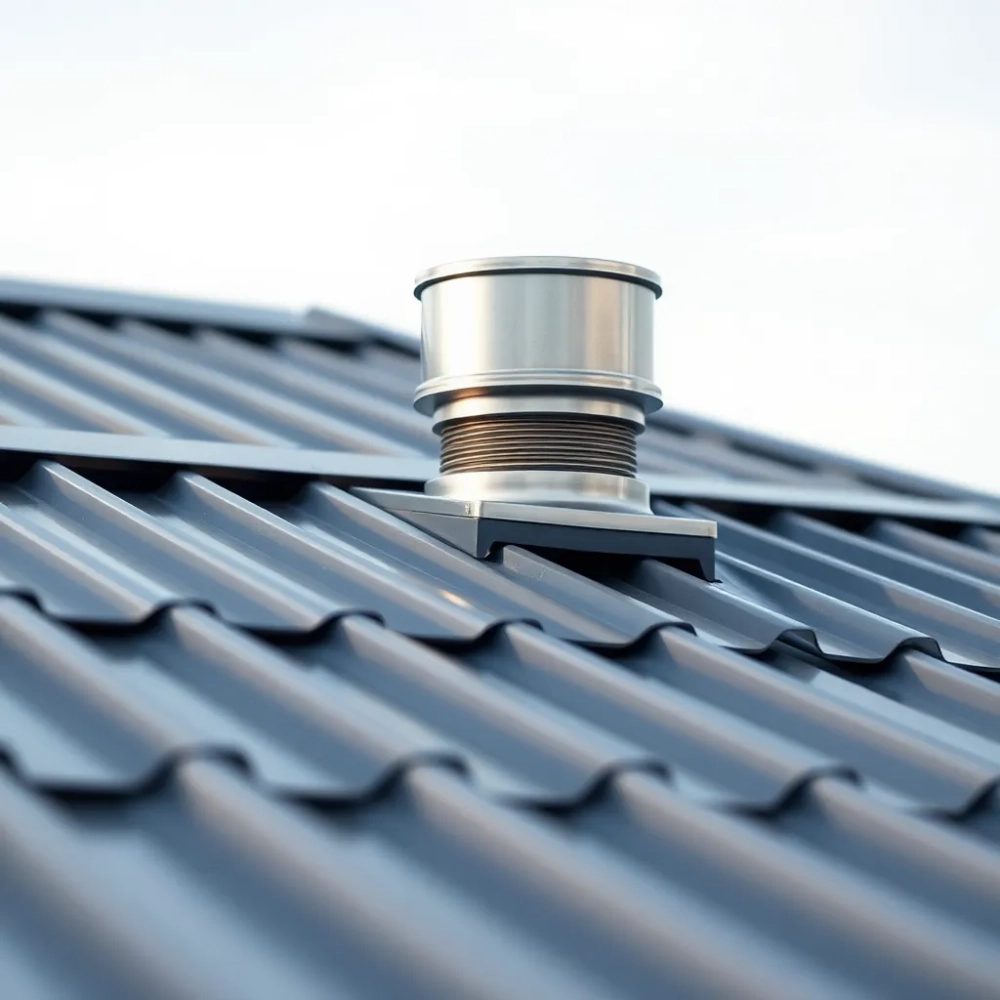 Kominek wentylacyjny do blachy trapezowej