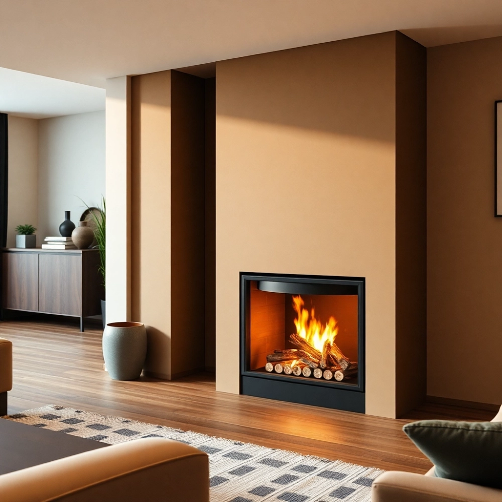 Kominek z płaszczem wodnym układ zamknięty