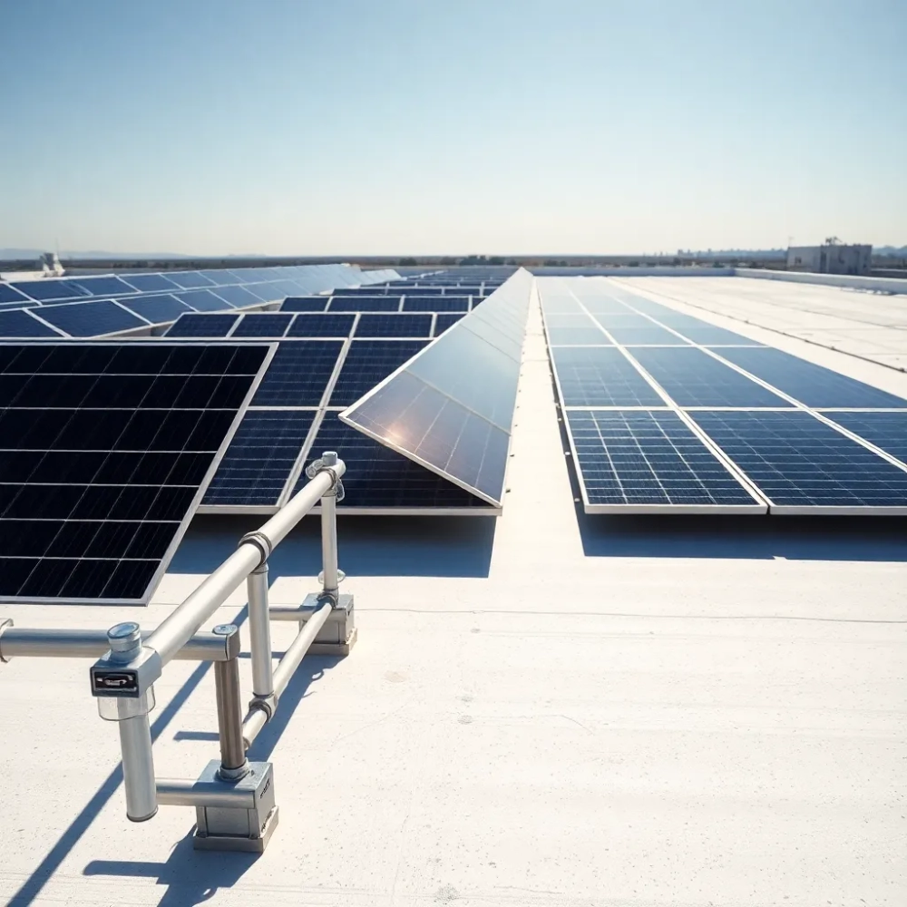 Konstrukcja PV na dach płaski Cena