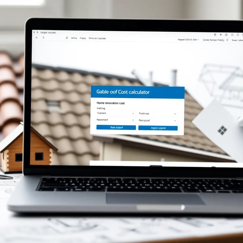 Koszt dachu dwuspadowego kalkulator