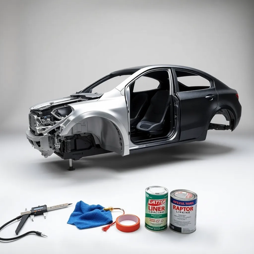 Koszt malowania auta raptorem