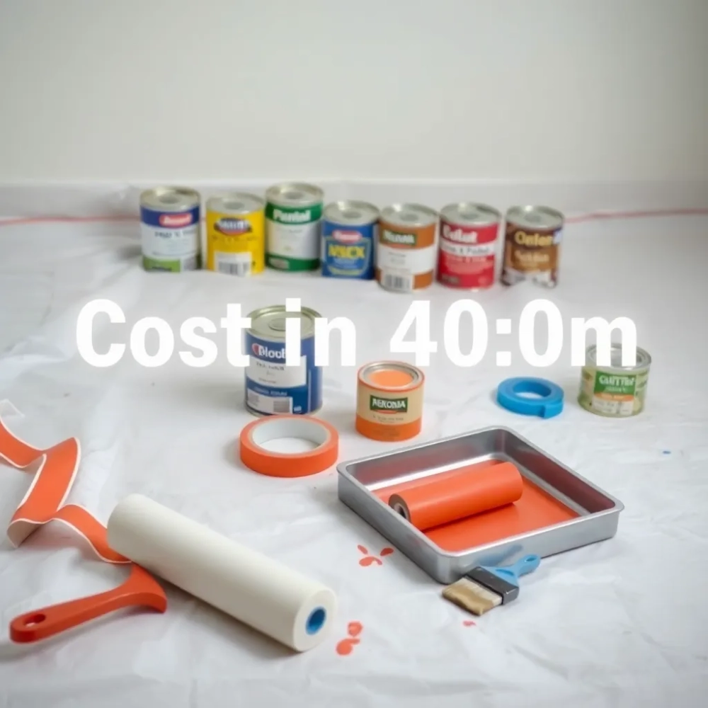 Koszt malowania mieszkania 40 m2