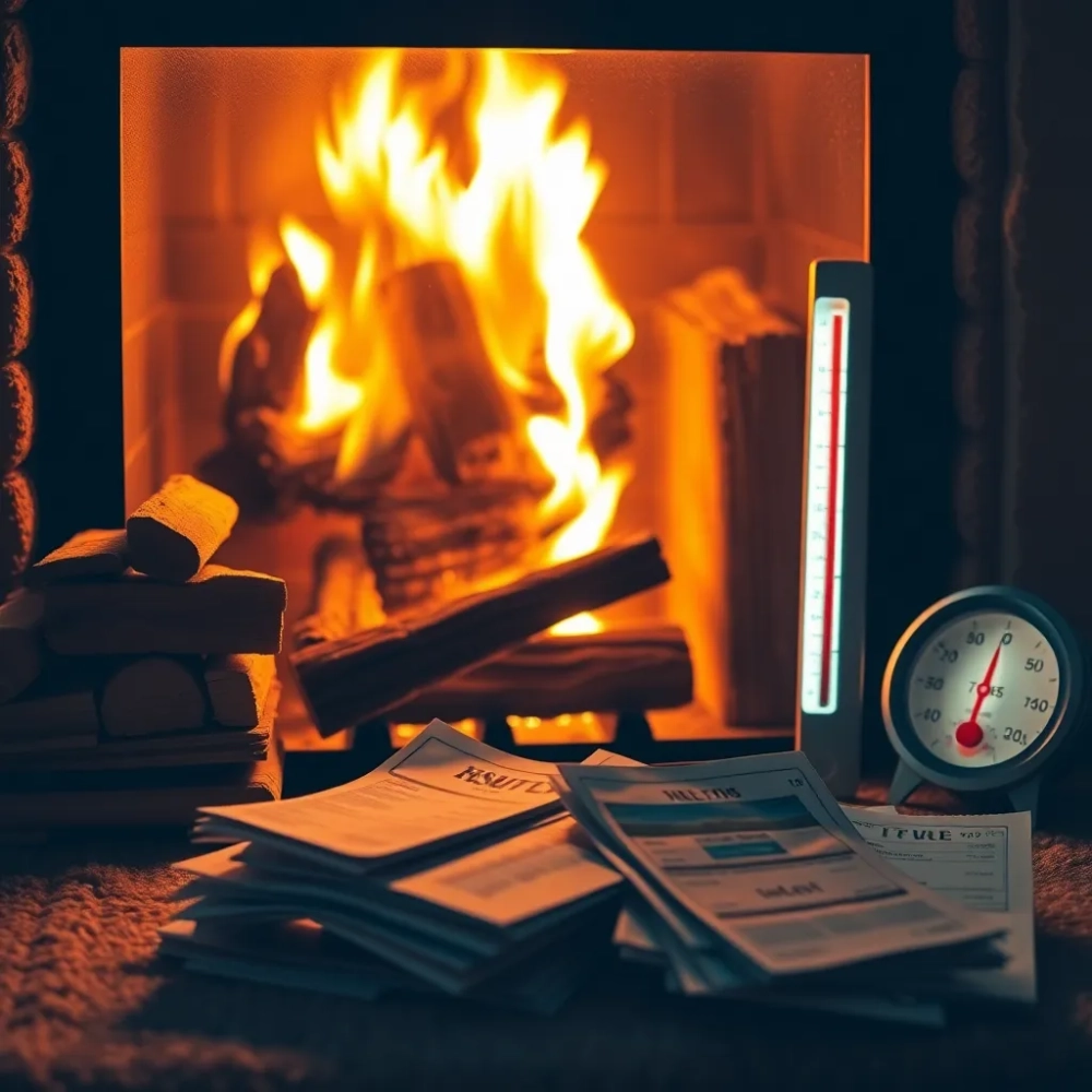 Koszt ogrzewania kominkiem