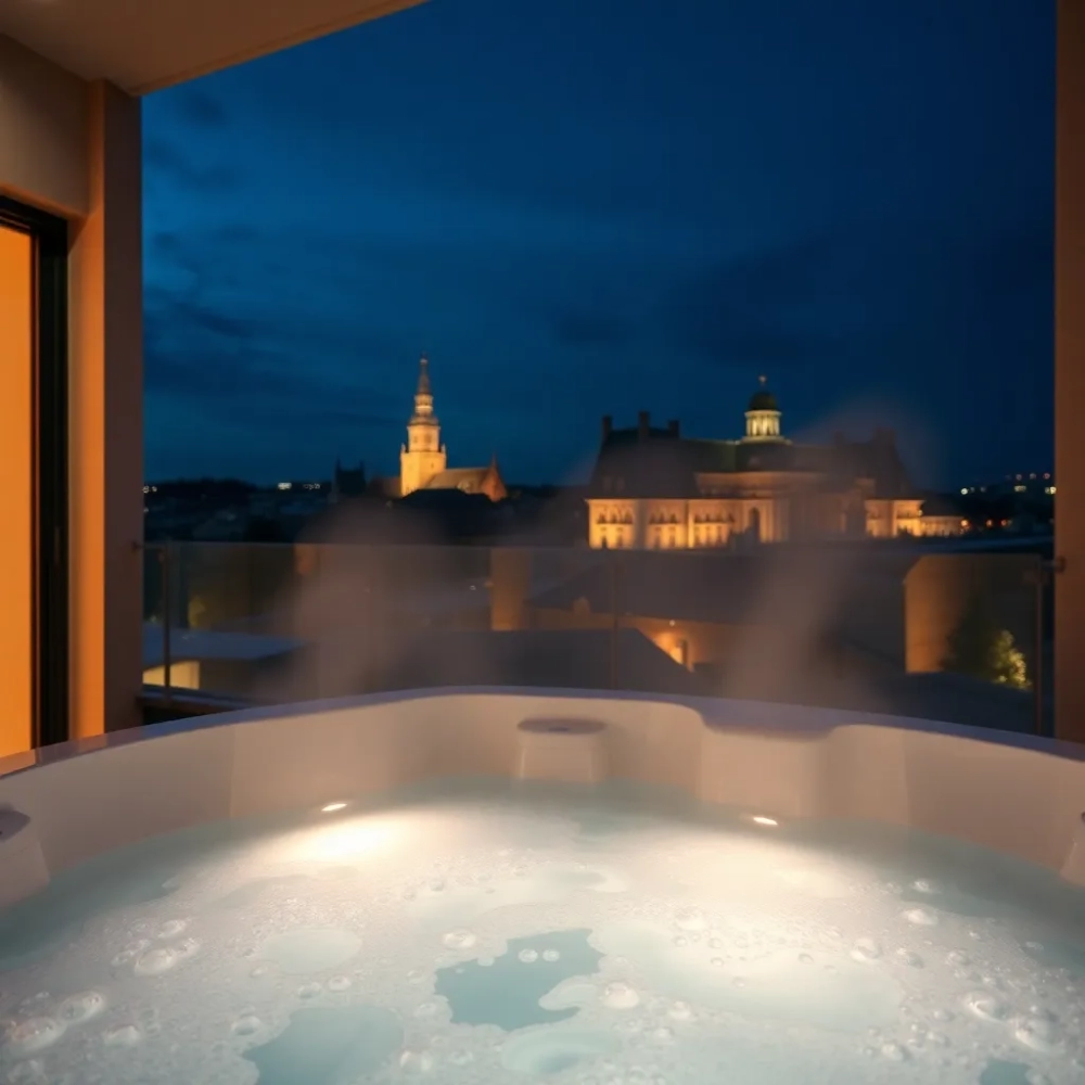 Kraków apartament z jacuzzi na dachu