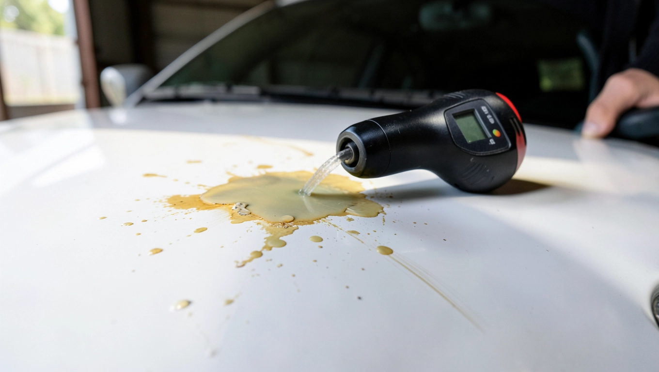 Kroki usuwania farby olejnej z lakieru