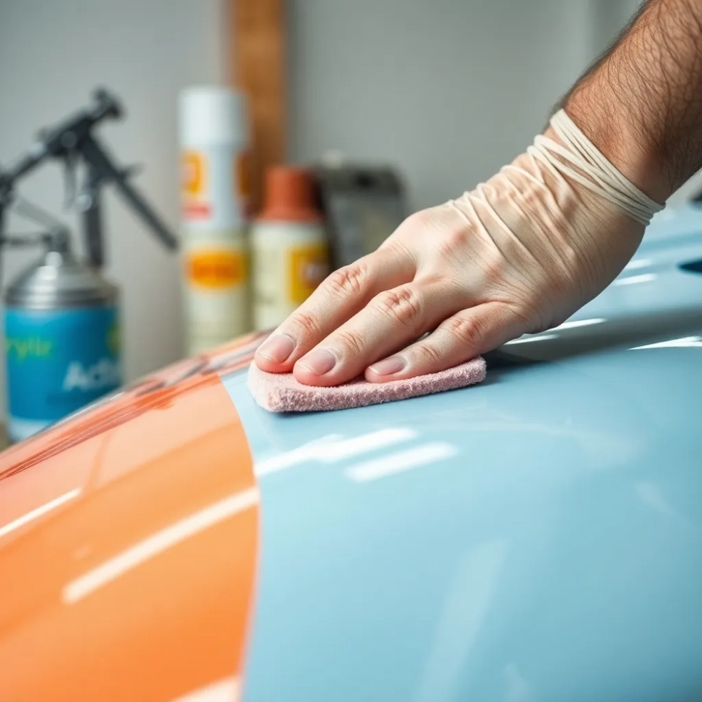 Lakier akrylowy samochodowy jak malować