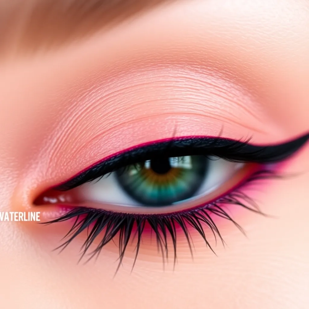 Linia wodną oka jak malować