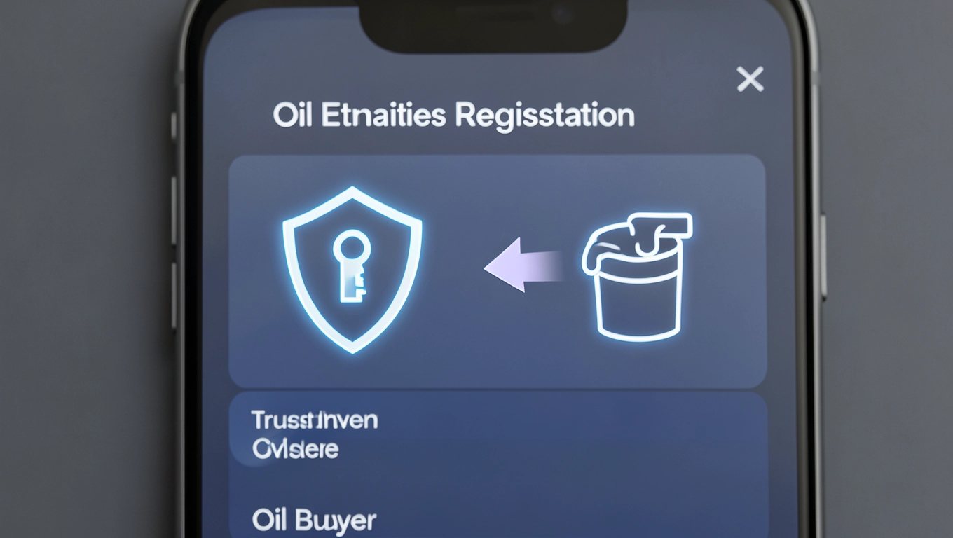 Logowanie wybór roli nabywcy oleju