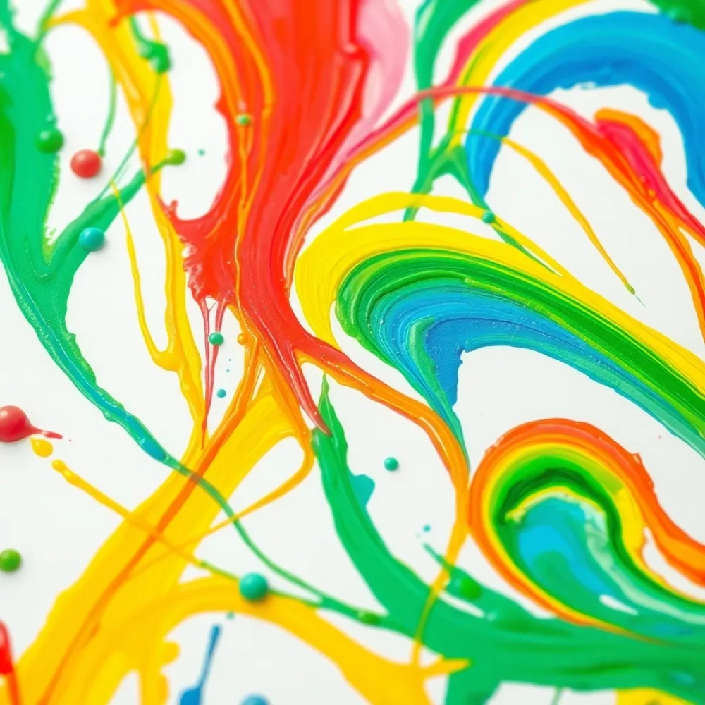 Malowanie 10 palcami przepis na farby