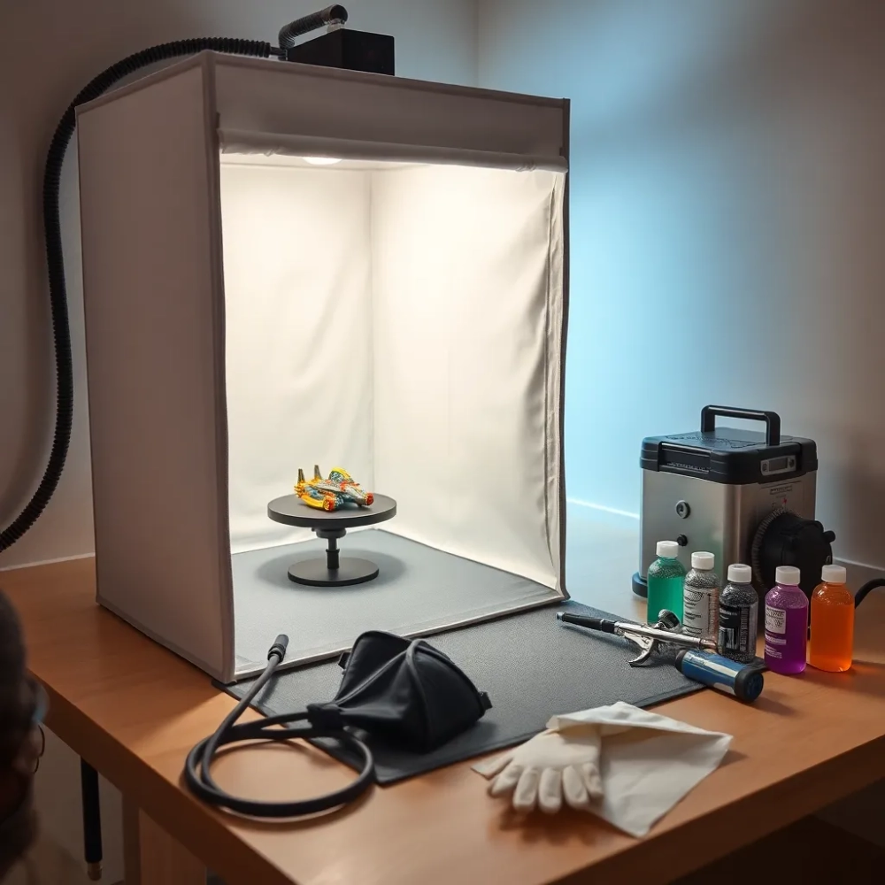 Malowanie aerografem w domu