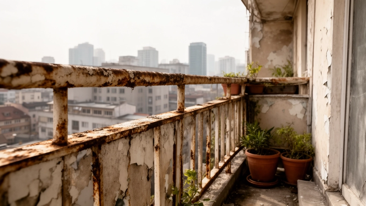 malowanie balkonu w bloku