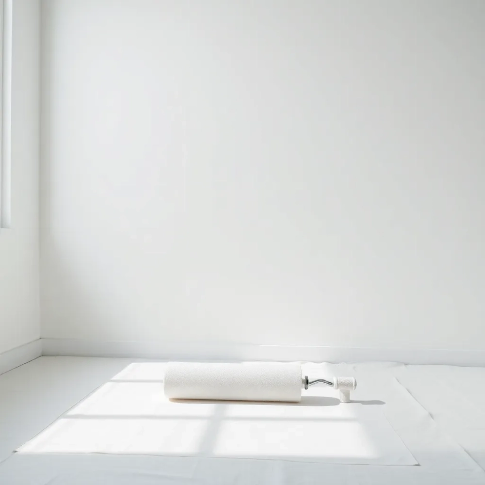 Malowanie bialych ścian na biało