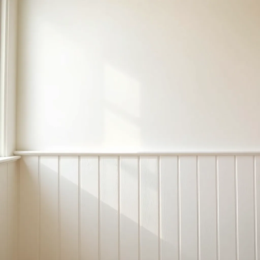 Malowanie boazerii na biało