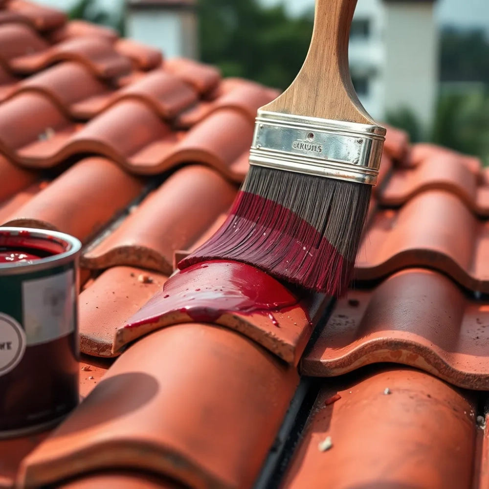 Malowanie dachu pędzlem cena