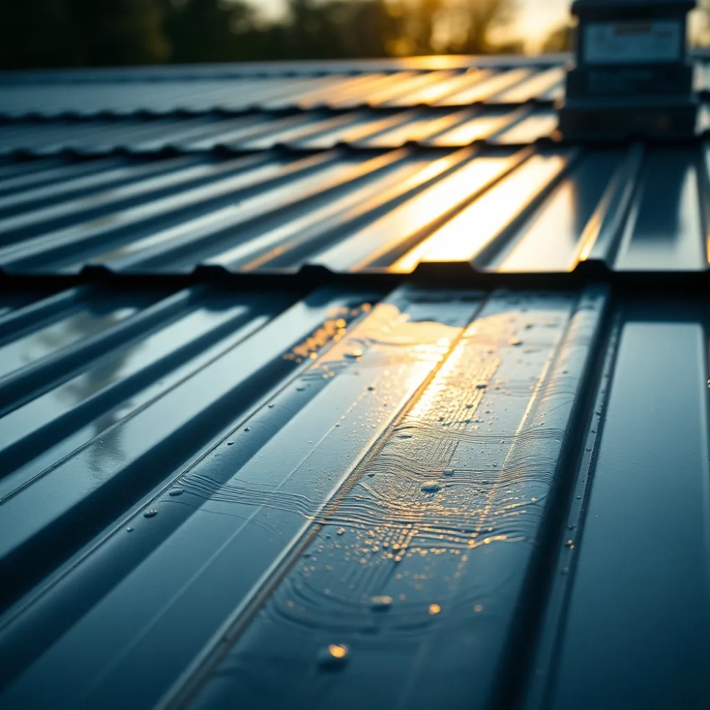 Malowanie dachu z blachy cena