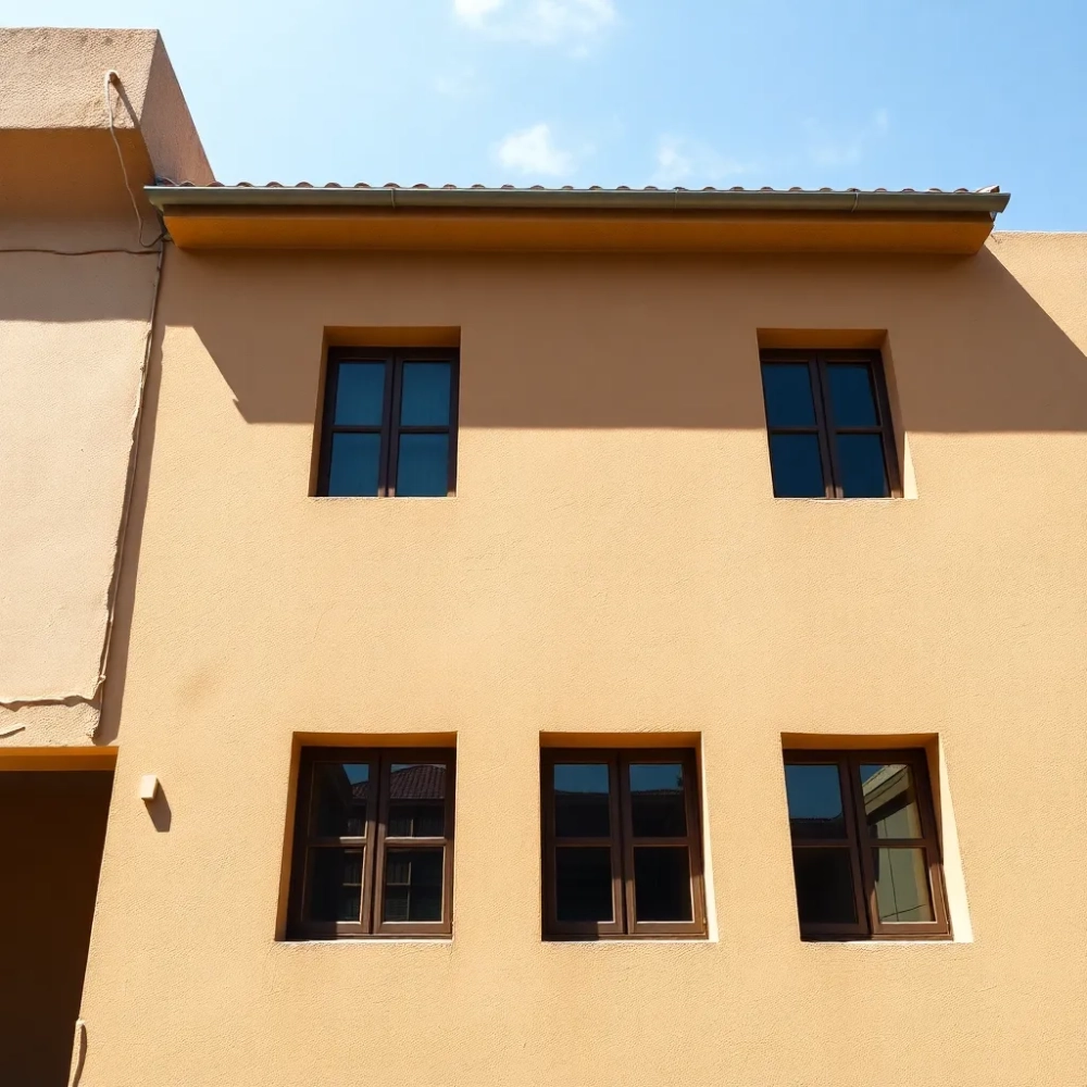 Malowanie elewacji z tynku strukturalnego