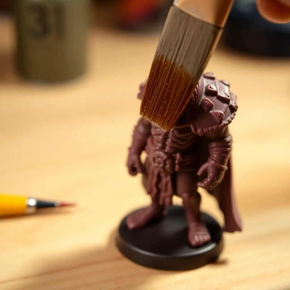 Malowanie figurek z żywicy