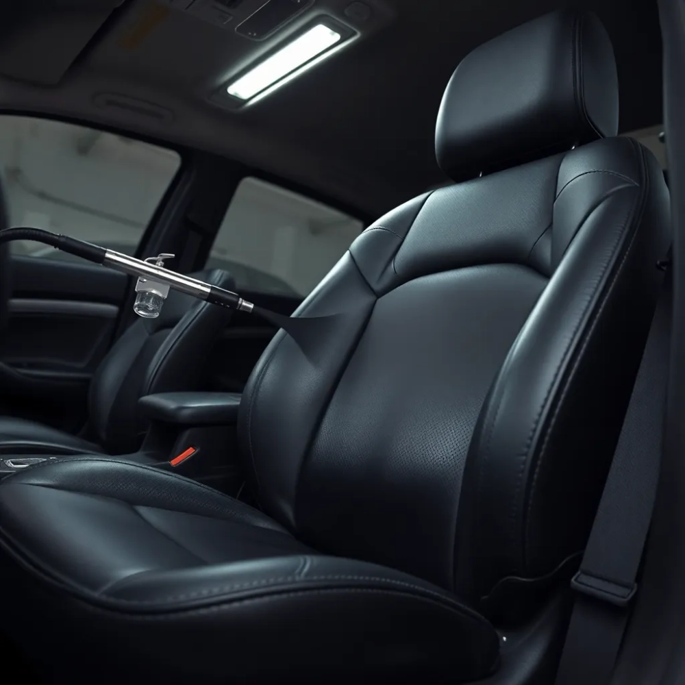 Malowanie foteli skórzanych w samochodzie