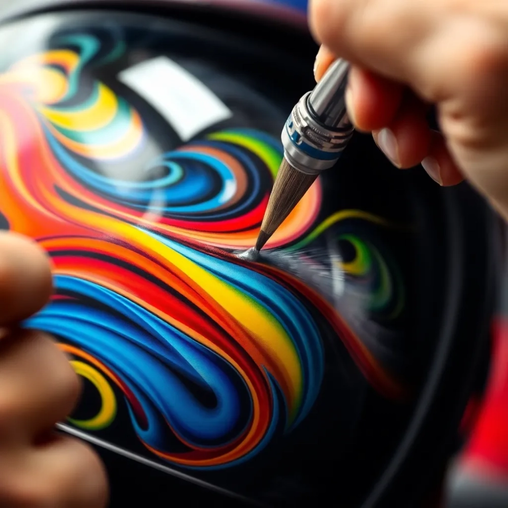 Malowanie kasku aerografem cena