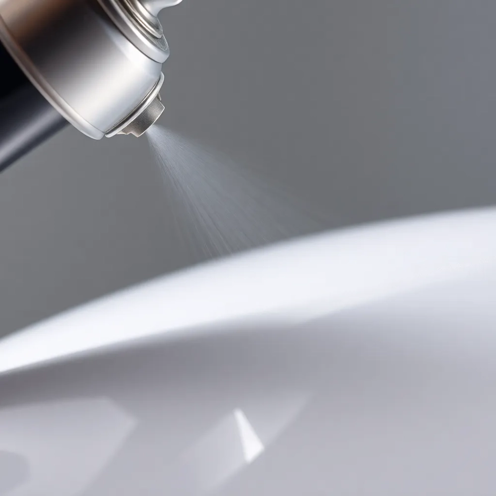 Malowanie lakierem bezbarwnym w sprayu