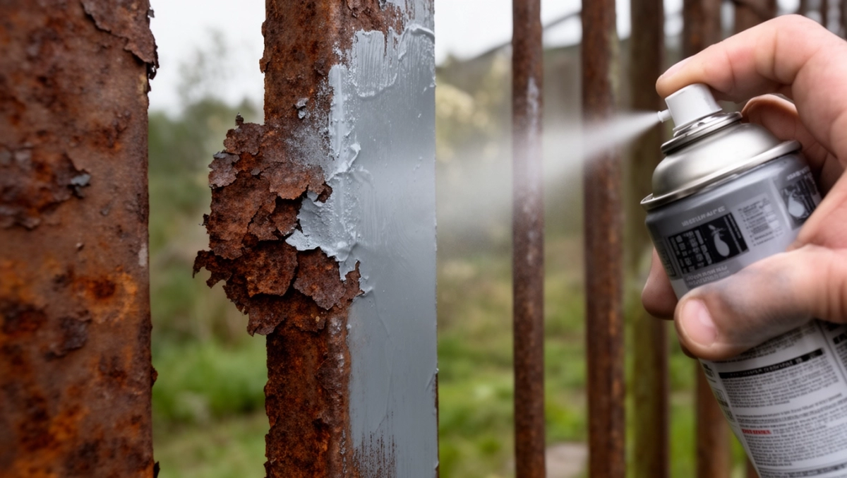 Malowanie metalu sprayem