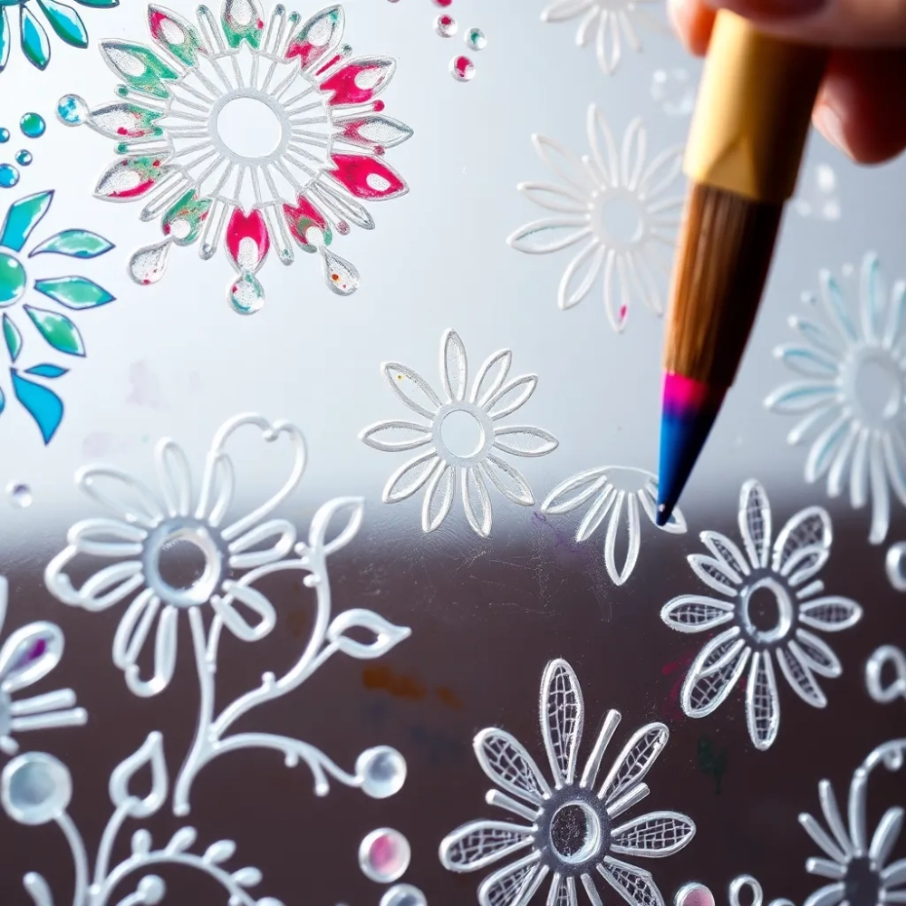 Malowanie na szkle szablony