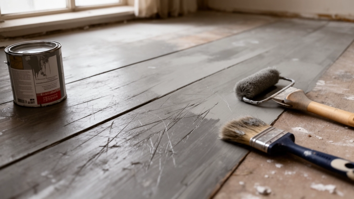 Malowanie paneli podłogowych