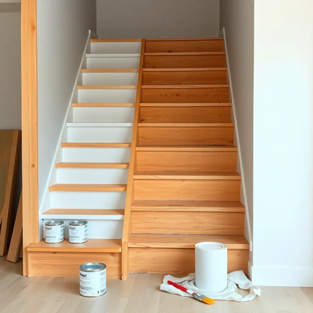 Malowanie przed czy po schodach